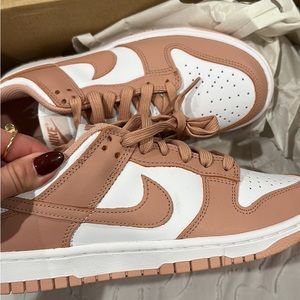 Brand new Nike dunk women’s size 8 color dusty rose